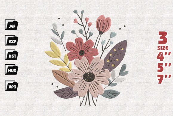 Boho Flowers Embroidery Design: A Designer's Review