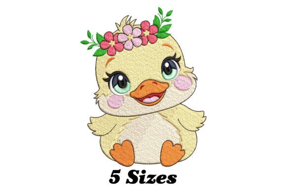 Cute Baby Duck with Flowers Review: Seasonal Stitching