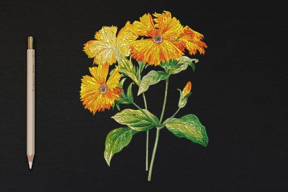 Elegant Flowers Embroidery Design: A Craft Fair Review