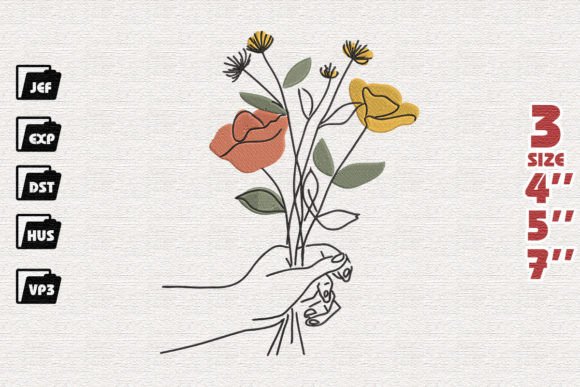 Hand Holding Flowers Design Review for Memorable Gifts