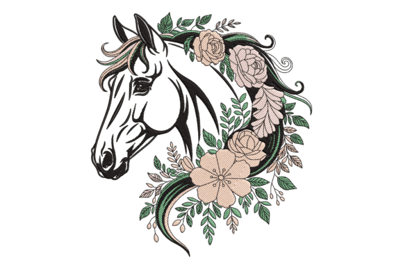 Horse with Roses: A Seasonal Embroidery Review