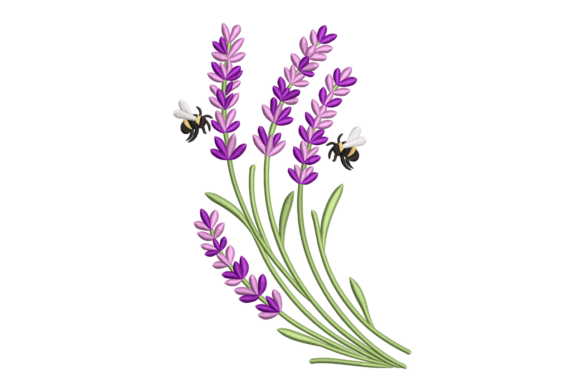 Lavender Bees Embroidery Design Review