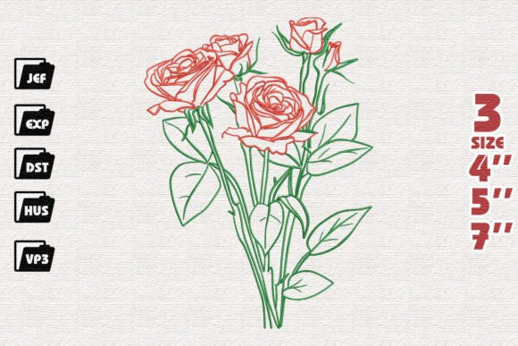 Roses Bouquet Embroidery Design: A Designer's Review