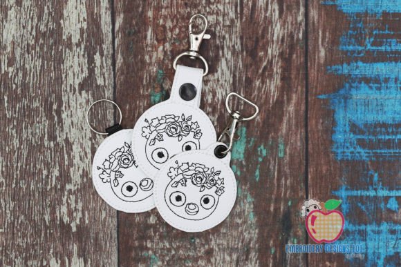 Sloth with Flowers ITH Key Fob: A Designer's Honest Take