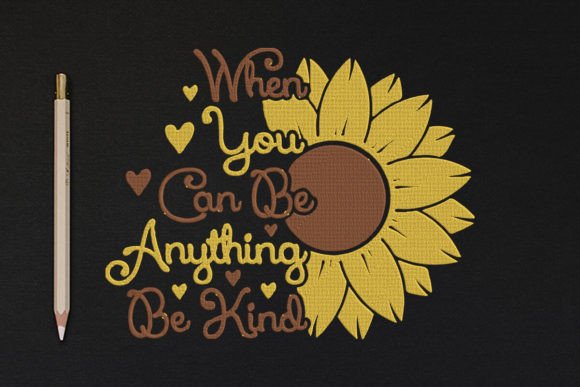 Sunflower Clipart Image, Be Kind: An Embroidery Designer’s Review
