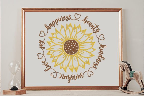 Sunflower Outline: Happiness, Beauty Embroidery Review