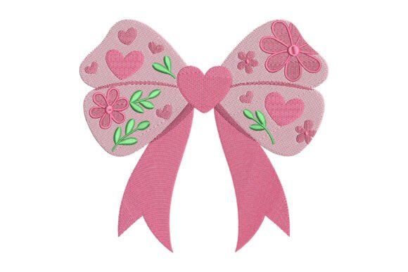 Valentine Heart Bow Embroidery Design: A Designer's Review